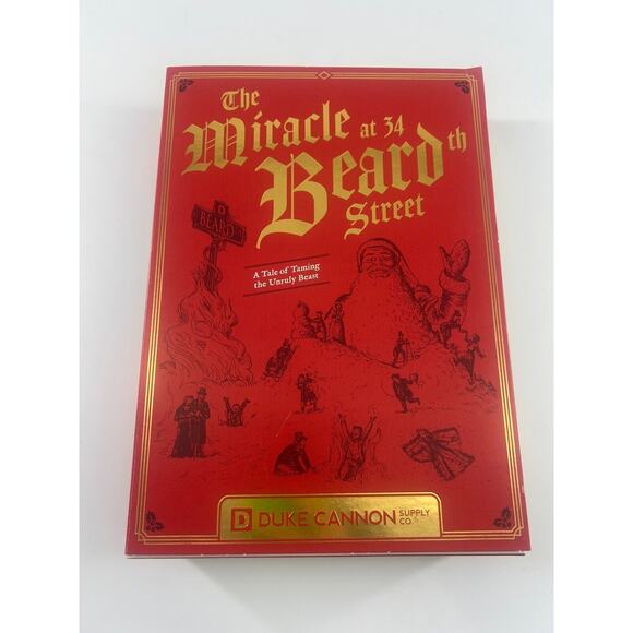 Duke of Cannon The Miracle at 34 Beard Street Gift Men Beard Wash Oil Citrus New - Picture 1 of 8